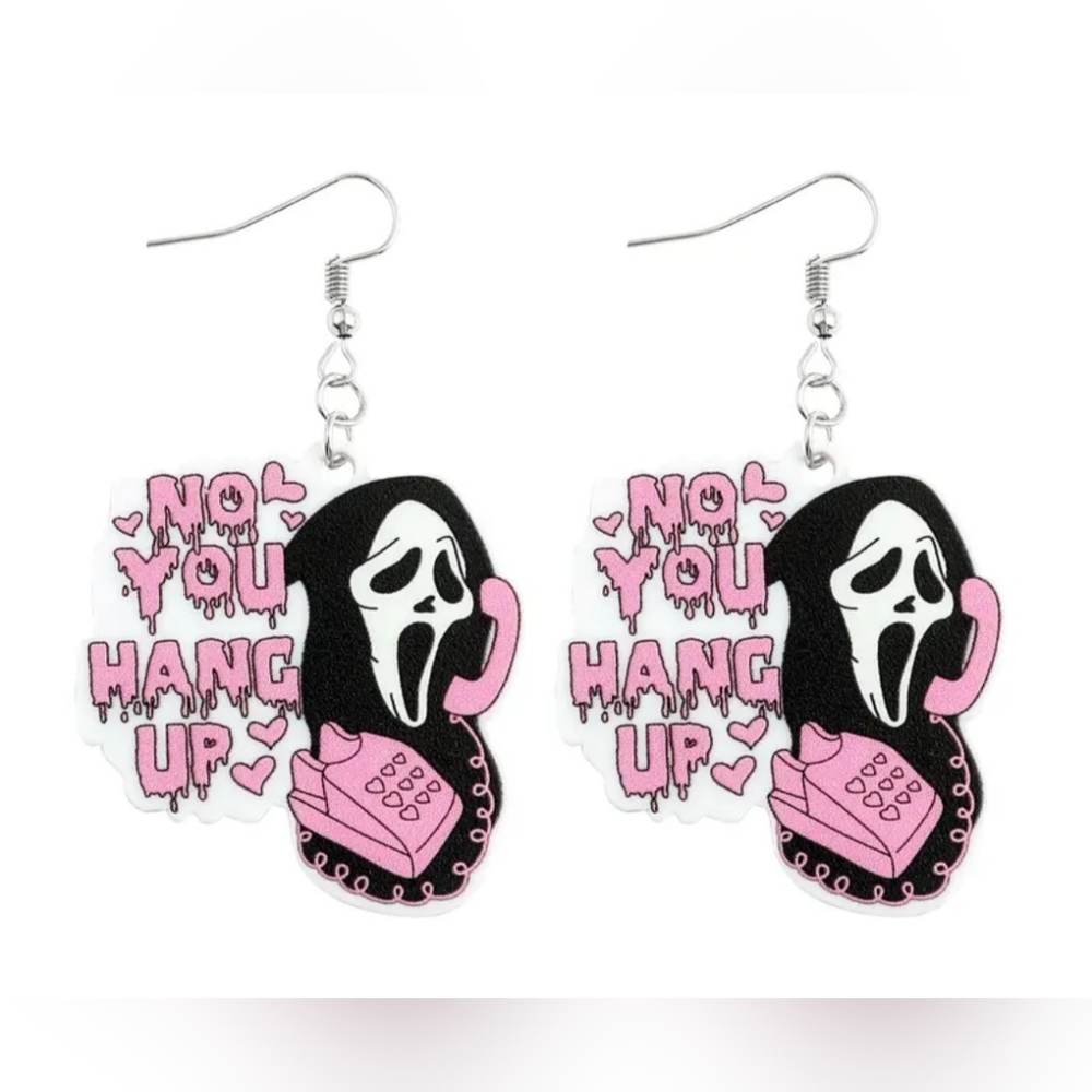 NWT Ghostface Scream Earrings
